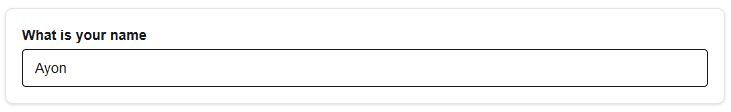 Text question in the ComMicPlan form preview